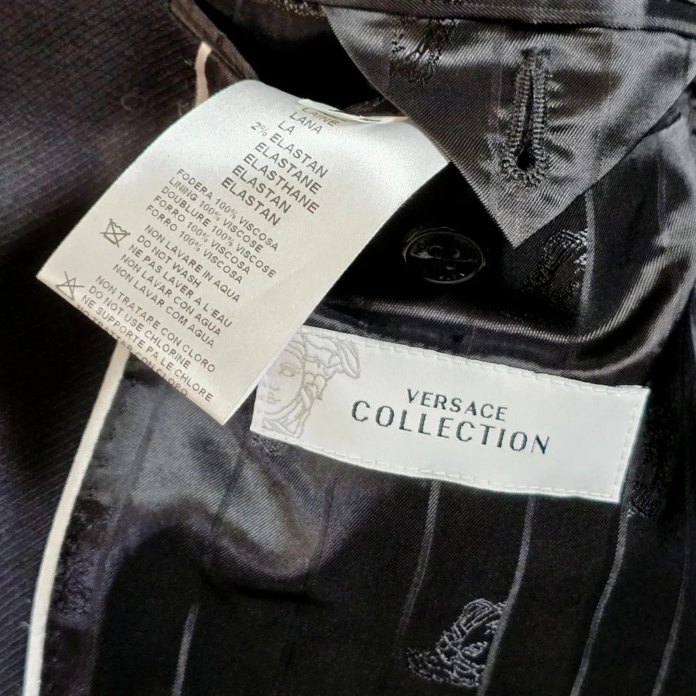 Timeless Vesace Suit with Notched Lapels - Picture 10 of 16